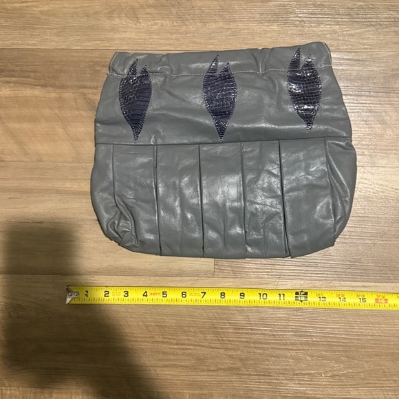 Medusa Bag Snakeskin Python Purse Leather Clutch Convertible Bag Crossbody Leaf - Picture 10 of 11